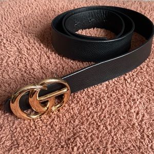 Black Fashion Belt